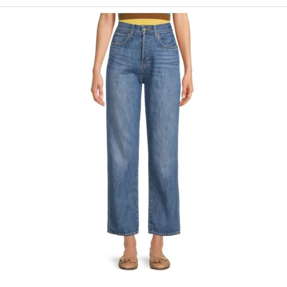 Veronica Beard Blake High Rise Straight Jeans - Picture 6 of 7